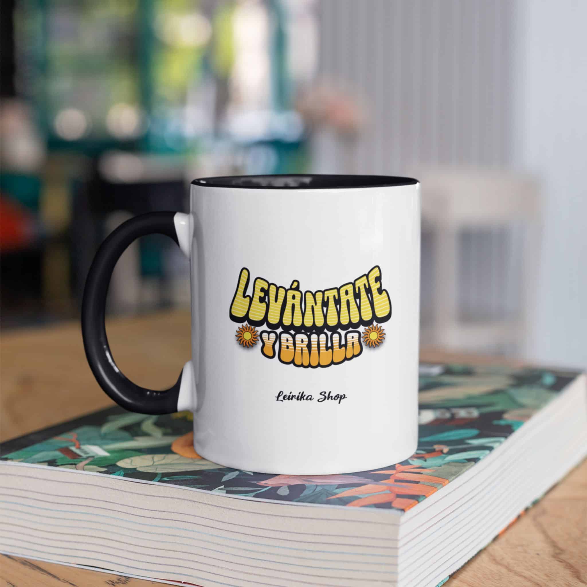 Taza "Levántate y brilla"