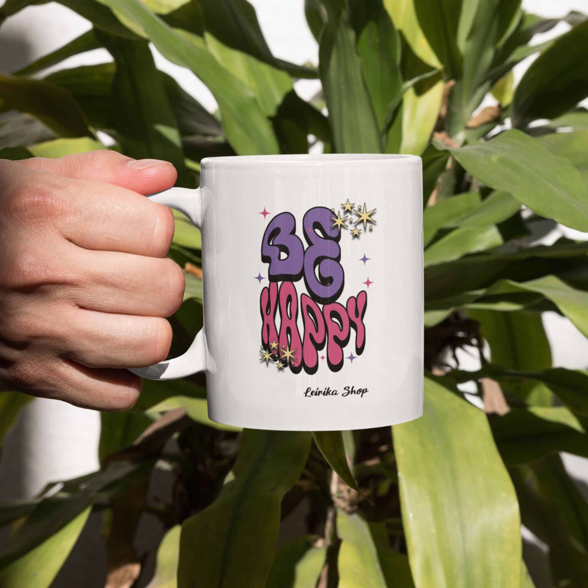 Taza Be happy