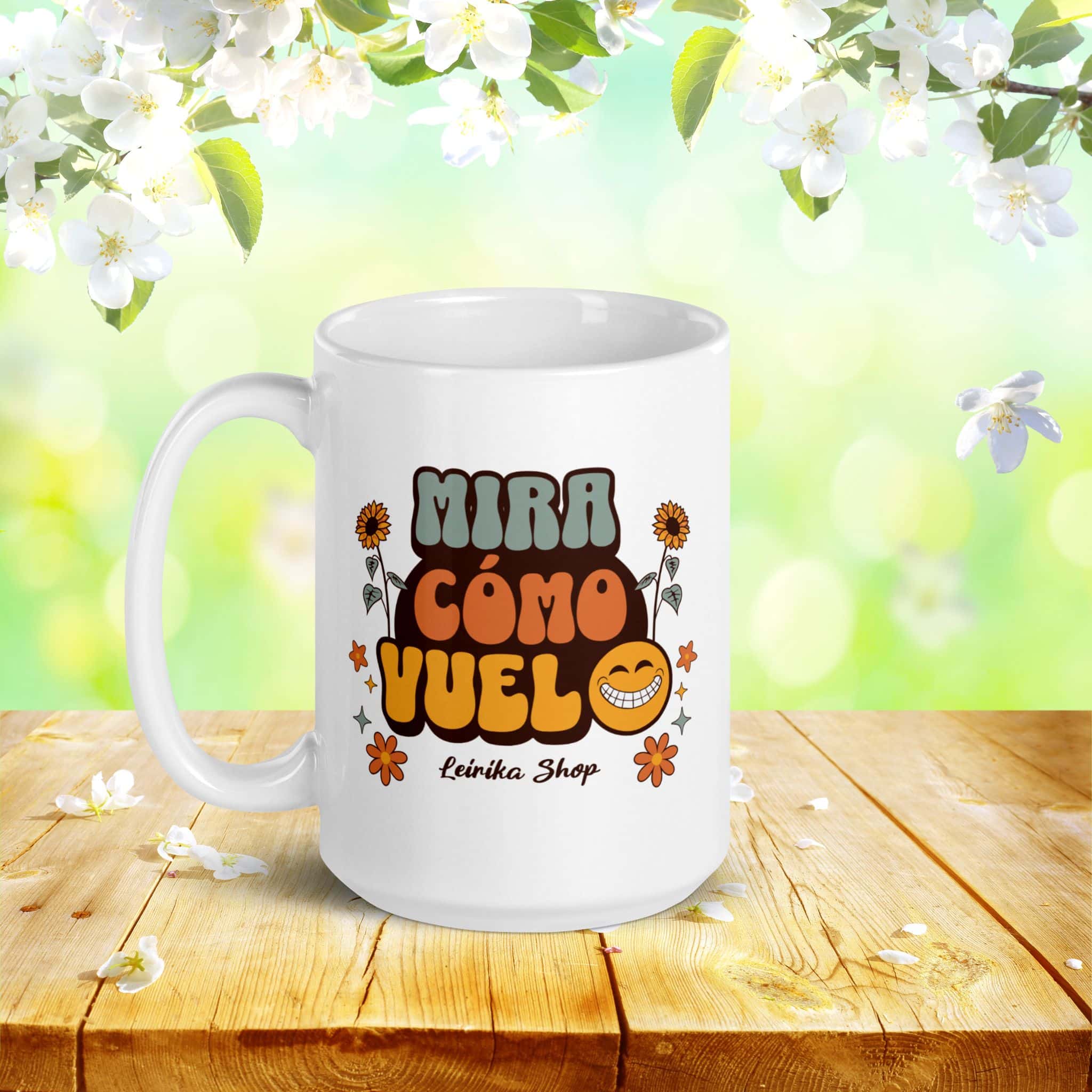 Taza Mira cómo vuelo