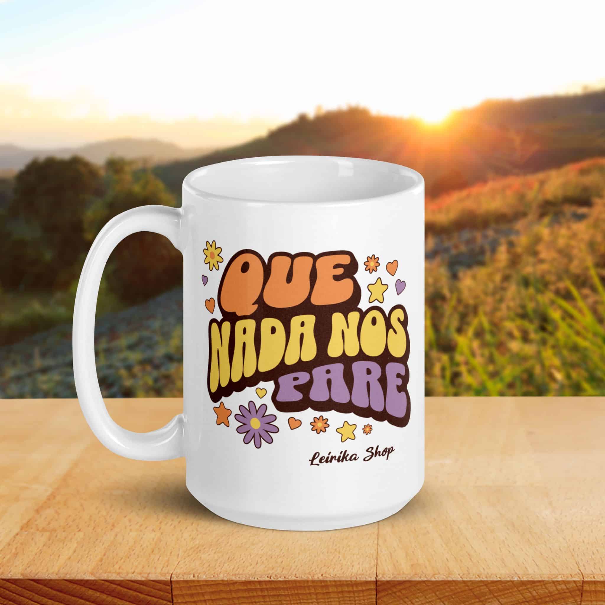 Taza Que nada nos pare